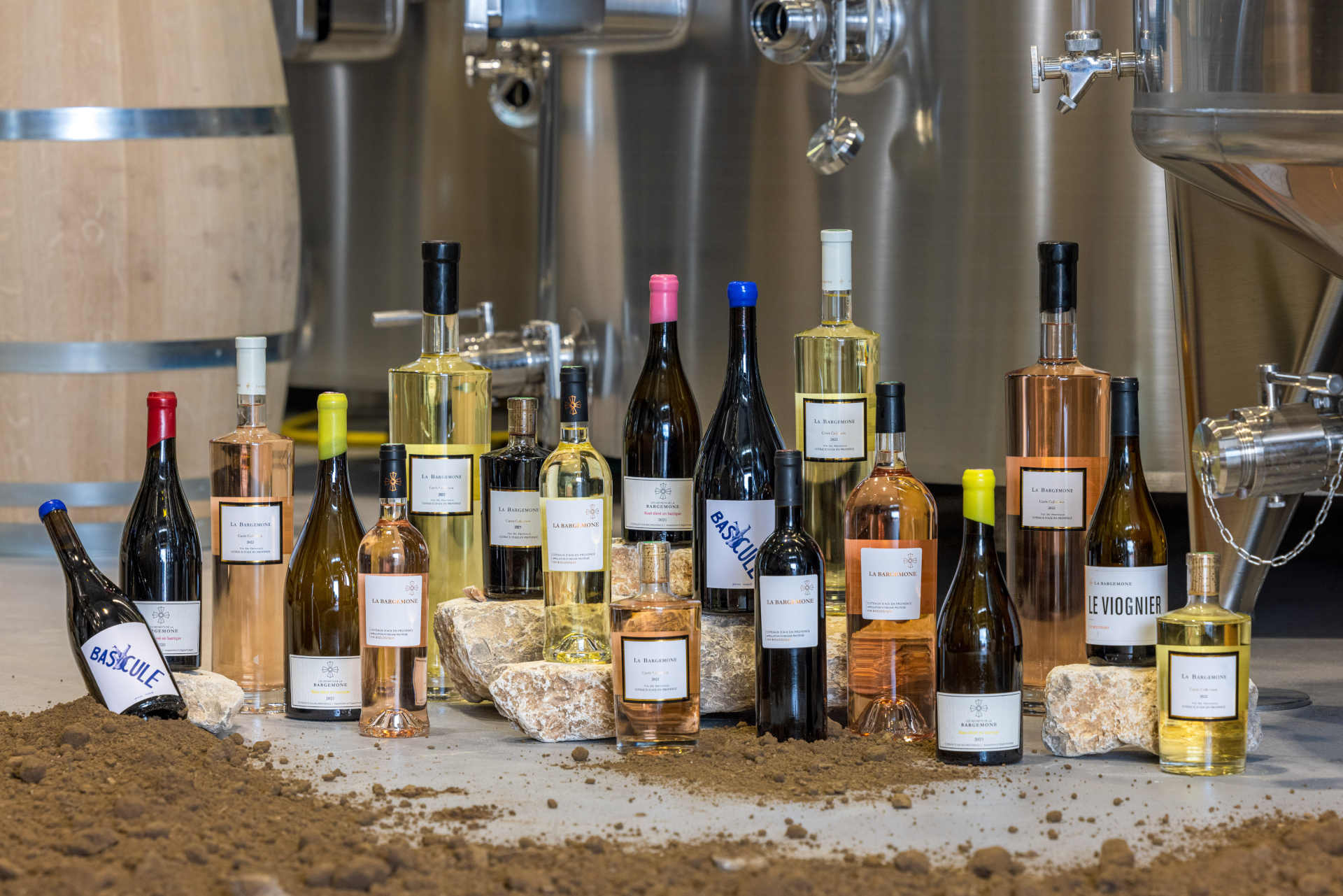 Les gammes bargemone vins rosé, vin rouge et vin blanc coteaux d’Aix-en- Provence
